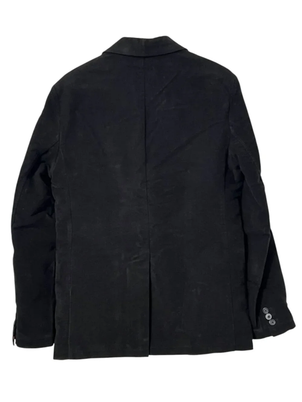 GAP Men's Black Corduroy Blazer Jacket Size S Two Button Sport Coat Y2K Minimal